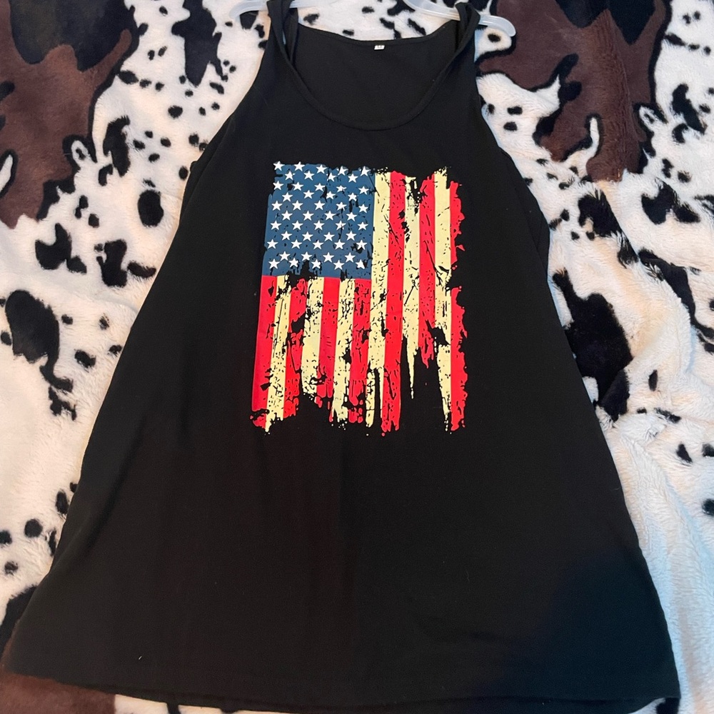 SHEIN flag tank top.